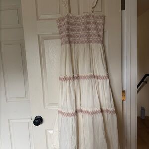 Madewell | Dresses | Madewell Cami Tier Midi Dress In Metallic Classic  Corsage | Poshmark